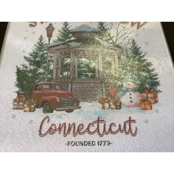 Gilmore Girls Stars Hollow Cutting Board/Hot Trivet 7.75"x7.75"-Show Memorabilia - Picture 3 of 4